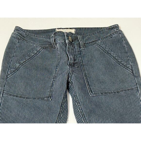 Free People Striped Denim Pants, Size 25 - Picture 3 of 7